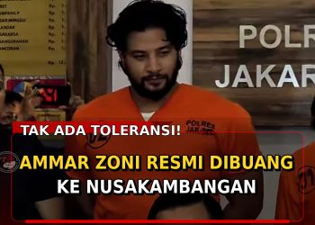 TAK ADA TOLERANSI! Ammar Zoni Resmi Dibuang ke Nusakambangan Setelah Nekat Jadi Bandar Narkoba di Dalam Penjara