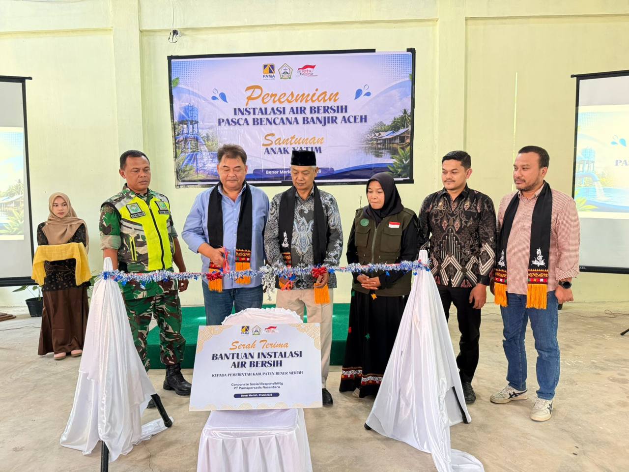 PT Pama Persada menyalurkan bantuan kemanusiaan di Kabupaten Bener Meriah