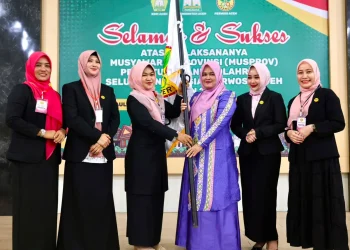 Mukarramah Fadhlullah Terpilih Aklamasi Pimpin PERWOSI Aceh Periode 2026–2030