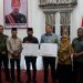 Penandatanganan nota kesepakatan ULT P4GN antara BNNP Aceh dan Pemkab Aceh Timur.