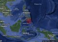 Peta dan informasi gempa kuat di dekat Mindanao yang terasa hingga Sabah