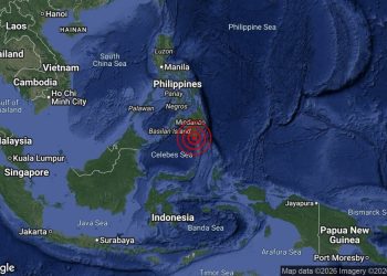 Peta dan informasi gempa kuat di dekat Mindanao yang terasa hingga Sabah