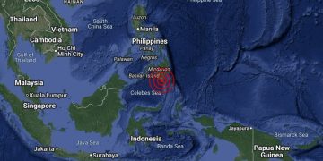 Peta dan informasi gempa kuat di dekat Mindanao yang terasa hingga Sabah
