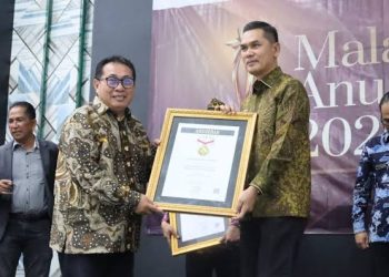 Sekda M. Nasir Raih Anugerah SMSI Sebagai Tokoh Inspiratif Nasional 2026