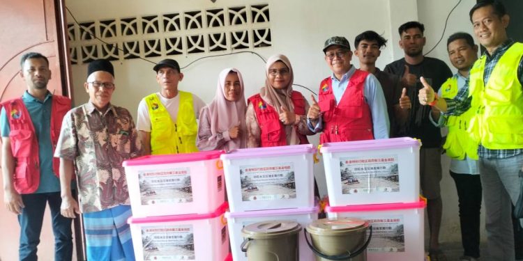 Penyaluran bantuan Pemerintah Hong Kong untuk korban dampak banjir di Aceh Utara