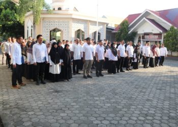 Usai Libur Idul Fitri, ASN ESDM Aceh Gelar Apel Perdana dan Halal Bihalal