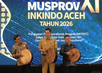 Sekda Aceh Buka MUSPROV XI INKINDO Aceh 2026