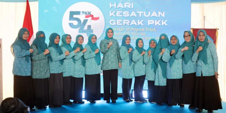 Ketua TP PKK Aceh Hadiri Pembukaan HKG PKK Nasional ke-54 dan HUT Dekranas ke-46