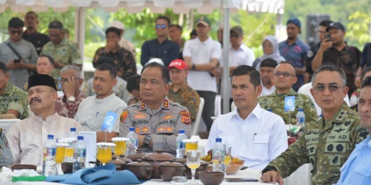 Sekda Aceh Hadiri Peresmian Bendungan Rukoh oleh Presiden Prabowo, Tonggak Baru Ketahanan Pangan Aceh