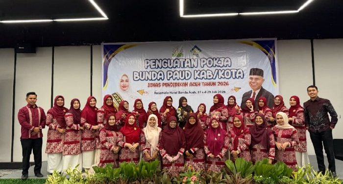 Mukarramah Fadhlullah Perkuat Sinergi Pokja Bunda PAUD Kabupaten/Kota Wujudkan Layanan PAUD Berkualitas di Aceh