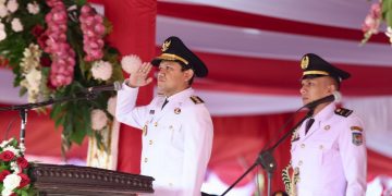 Pimpin Upacara HUT RI ke-81, Wagub Aceh Serukan Jaga Perdamaian dan Wujudkan Aceh Sejahtera