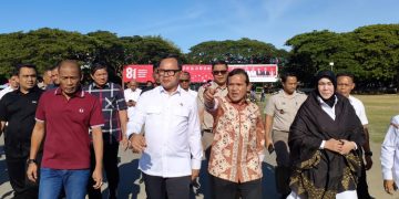 Wagub Aceh Bersama Wamendagri Tinjau Langsung Lapangan Blang Padang