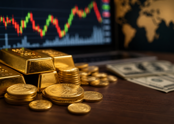 Emas Bertahan Tinggi, Pasar Menimbang Fed, Dolar, dan Yield AS
