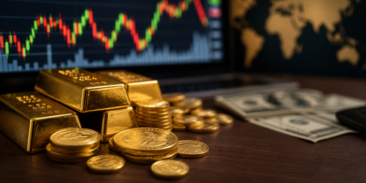 Emas Bertahan Tinggi, Pasar Menimbang Fed, Dolar, dan Yield AS