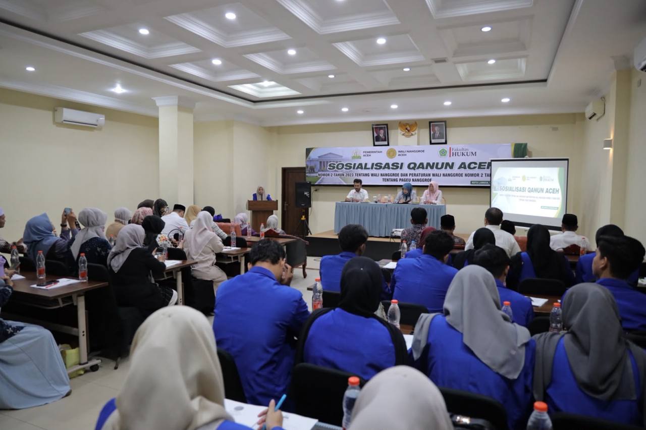 Dokumentasi sosialisasi hukum kekhususan Aceh di Langsa