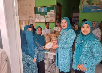 Kak Na Serahkan Mesin Jahit dan Mesin Obras ke Desa Lhok Makmur