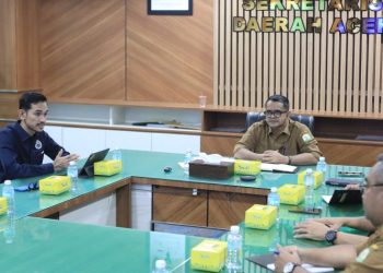 Plt. Sekda Aceh Terima Audiensi Komisioner KPIA, Perkuat Kolaborasi Pengawasan Penyiaran