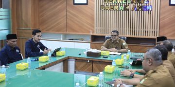Plt. Sekda Aceh Terima Audiensi Komisioner KPIA, Perkuat Kolaborasi Pengawasan Penyiaran