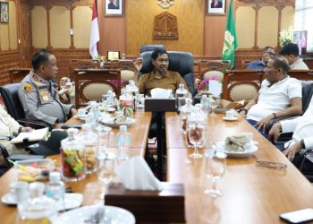 Gubernur Mualem Bersama Kapolda dan Ketua DPRA Bahas Mitigasi Bencana