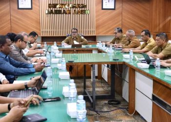 Plt Sekda Aceh Terima Audiensi Terkait Pengembangan KEK Arun