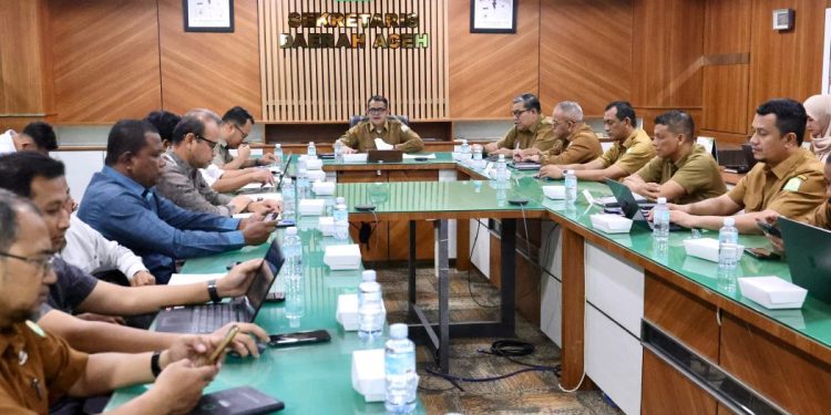 Plt Sekda Aceh Terima Audiensi Terkait Pengembangan KEK Arun