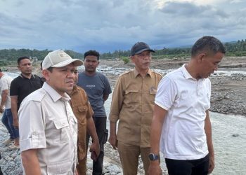 Wagub Aceh Dek Fadh Tinjau Sejumlah Infrastruktur dan Kondisi Sungai di Bireuen-Aceh Utara