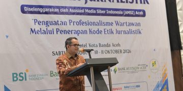 Plt. Sekda Aceh Buka Pelatihan Kode Etik Jurnalistik AMSI