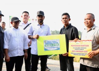Gubernur Aceh Mualem Tinjau Pemulihan Pascabencana di Aceh Tamiang, Salurkan Bantuan Pertanian hingga Pendidikan