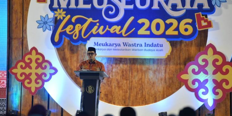 Pj. Sekda Aceh Hadiri Pembukaan Meuseuraya Festival 2026