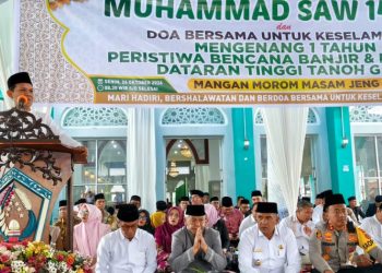 Wagub Aceh Hadiri Maulid Nabi Muhammad SAW 1448 H dan Doa Bersama Peringati Satu Tahun Bencana Banjir dan Longsor di Dataran Tinggi Gayo