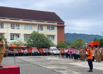 Pj Sekda Aceh Pimpin Apel Kesiapsiagaan Bencana, Antisipasi Puncak Musim Hujan