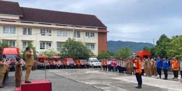 Pj Sekda Aceh Pimpin Apel Kesiapsiagaan Bencana, Antisipasi Puncak Musim Hujan