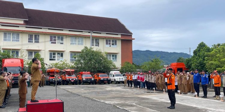 Pj Sekda Aceh Pimpin Apel Kesiapsiagaan Bencana, Antisipasi Puncak Musim Hujan