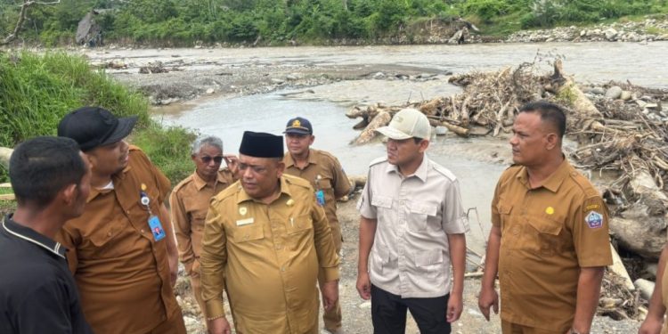 Tinjau D.I. Seunong, Wagub Dek Fadh Dorong Perbaikan Segera