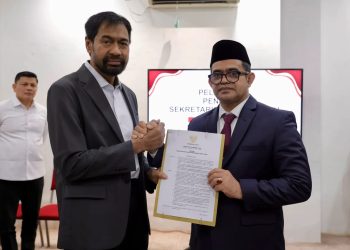 Gubernur Aceh Lantik Taufik sebagai Penjabat Sekda Aceh