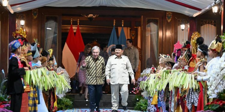Presiden Prabowo Sambut Kunjungan Sekjen PBB António Guterres di Hambalang